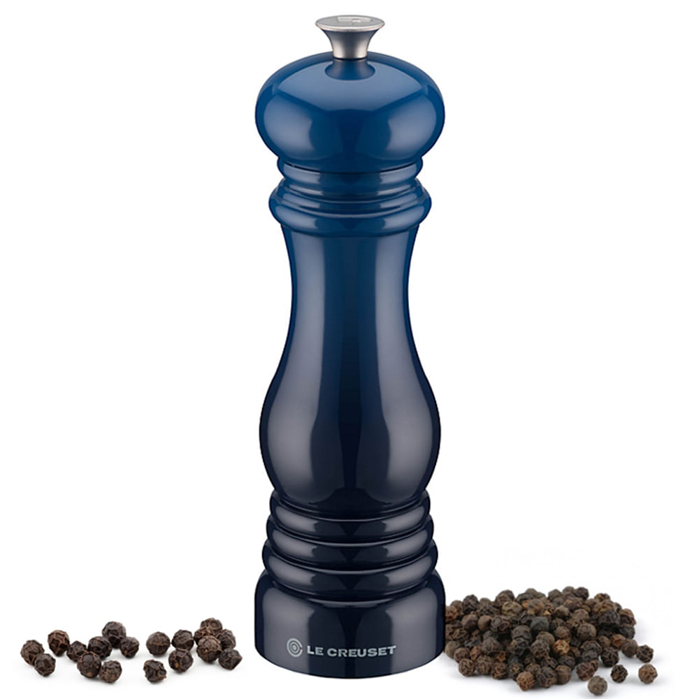 Le Creuset moedor de pimenta azul ink le creuset presentesrodriguez